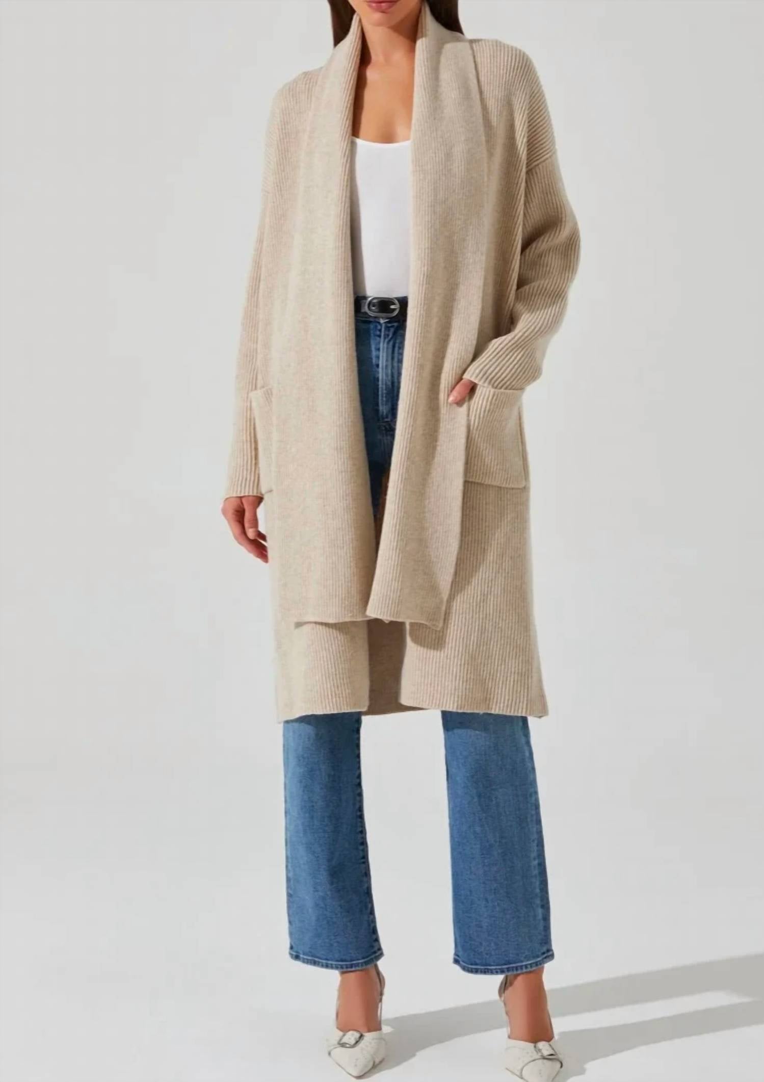 Astr - Noemi Open Front Cardigan