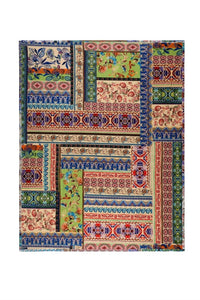 Johnny Was Japanese Footbridge Travel Blanket in multi - item - detail view