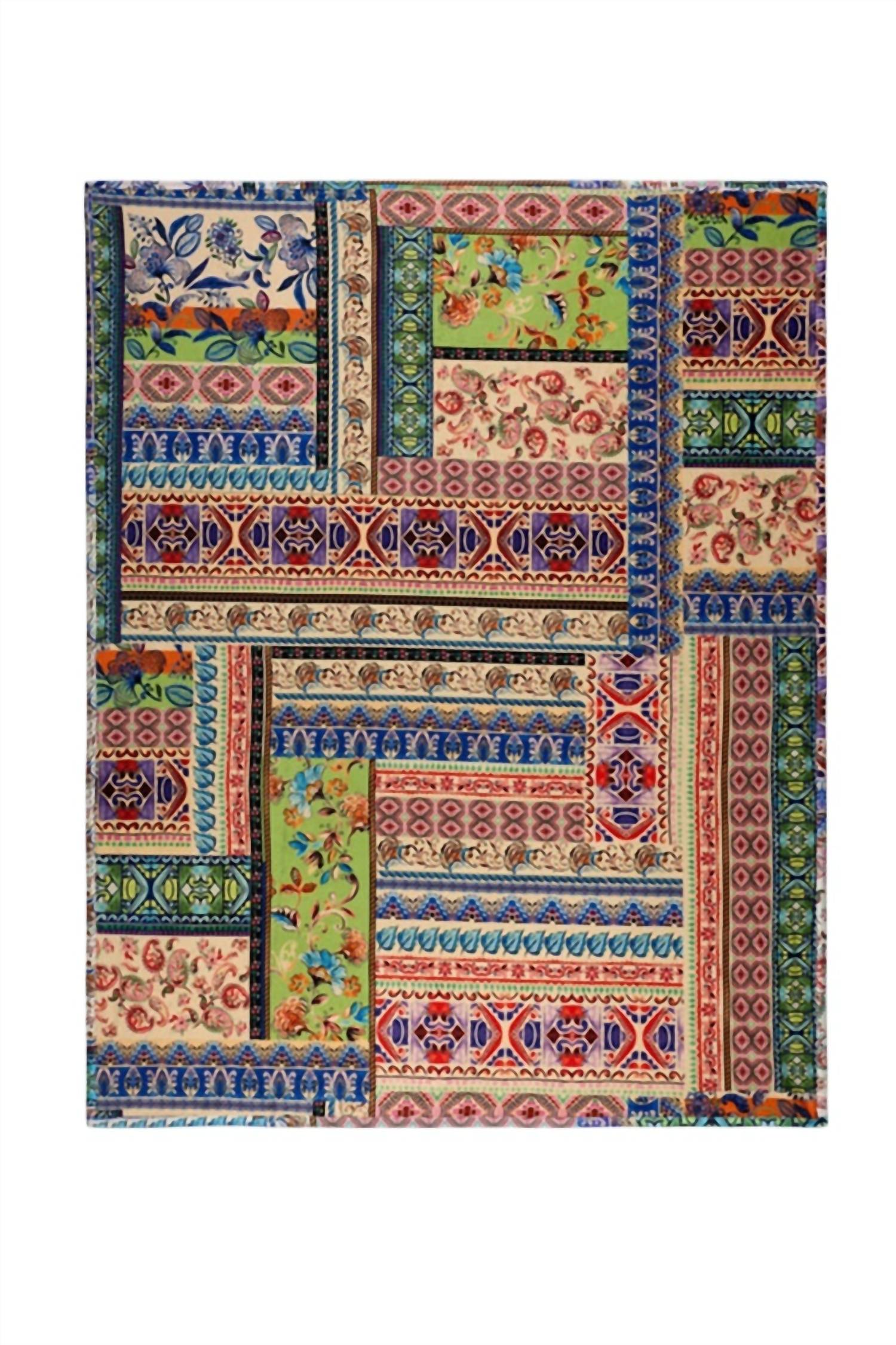 Johnny Was Japanese Footbridge Travel Blanket in multi - item - detail view