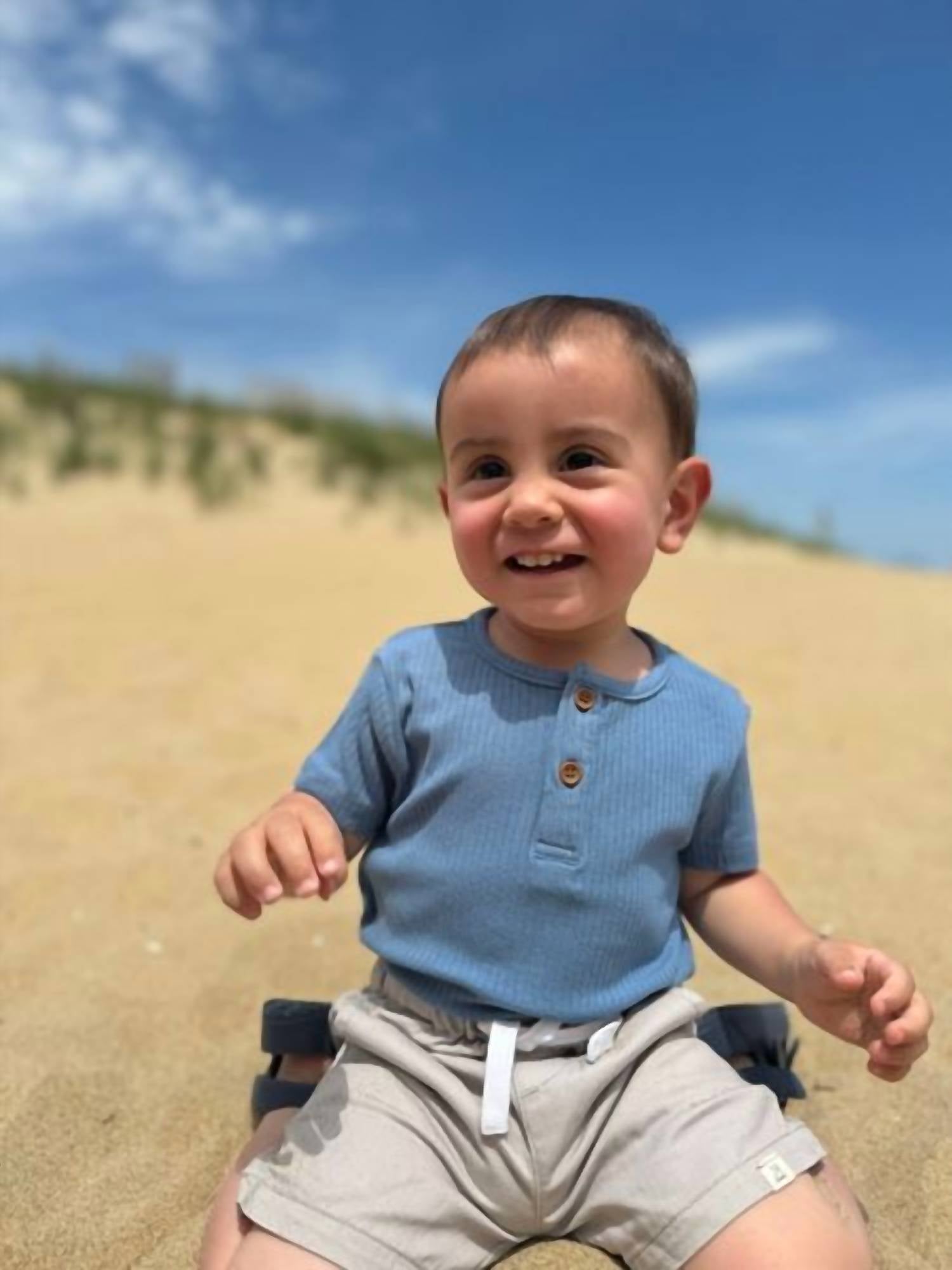 Me & Henry - Boy's Jibe Ribbed Onesie