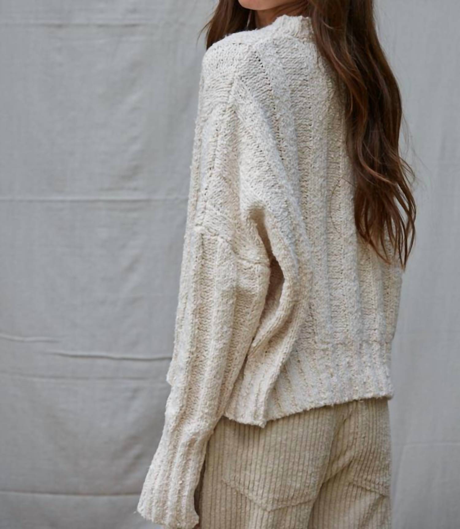 By Together - Lume Wide Ribbed Pullover