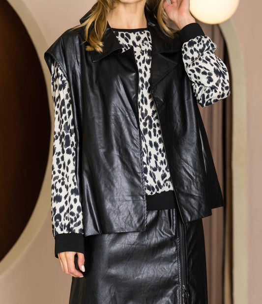 Joh - Janice Pleather Vest