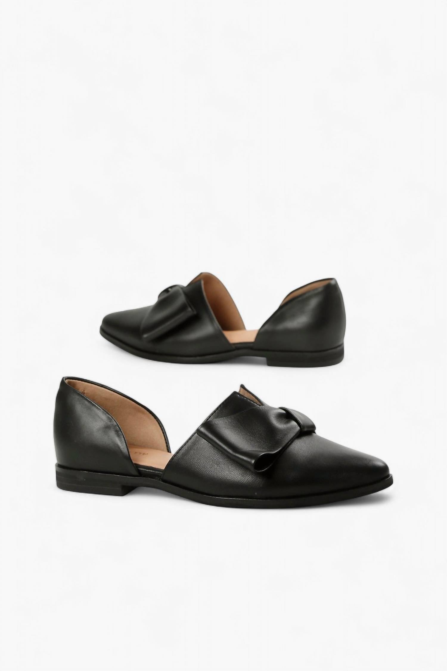 All Black - Women's D’orsay Flats