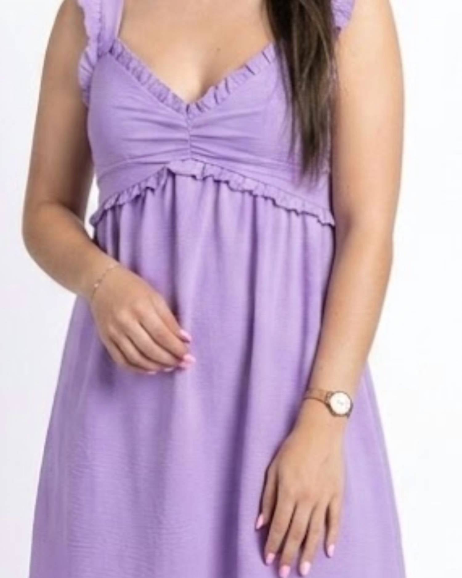 Timing - Ruffle Mini Dress
