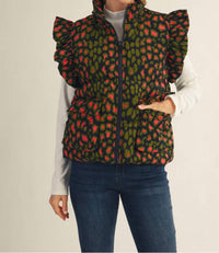 Jodifl - The Wild Ruffle Puffer Vest