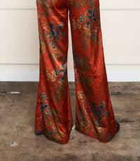 Paparazzi - Satin Print Palazzo Pant