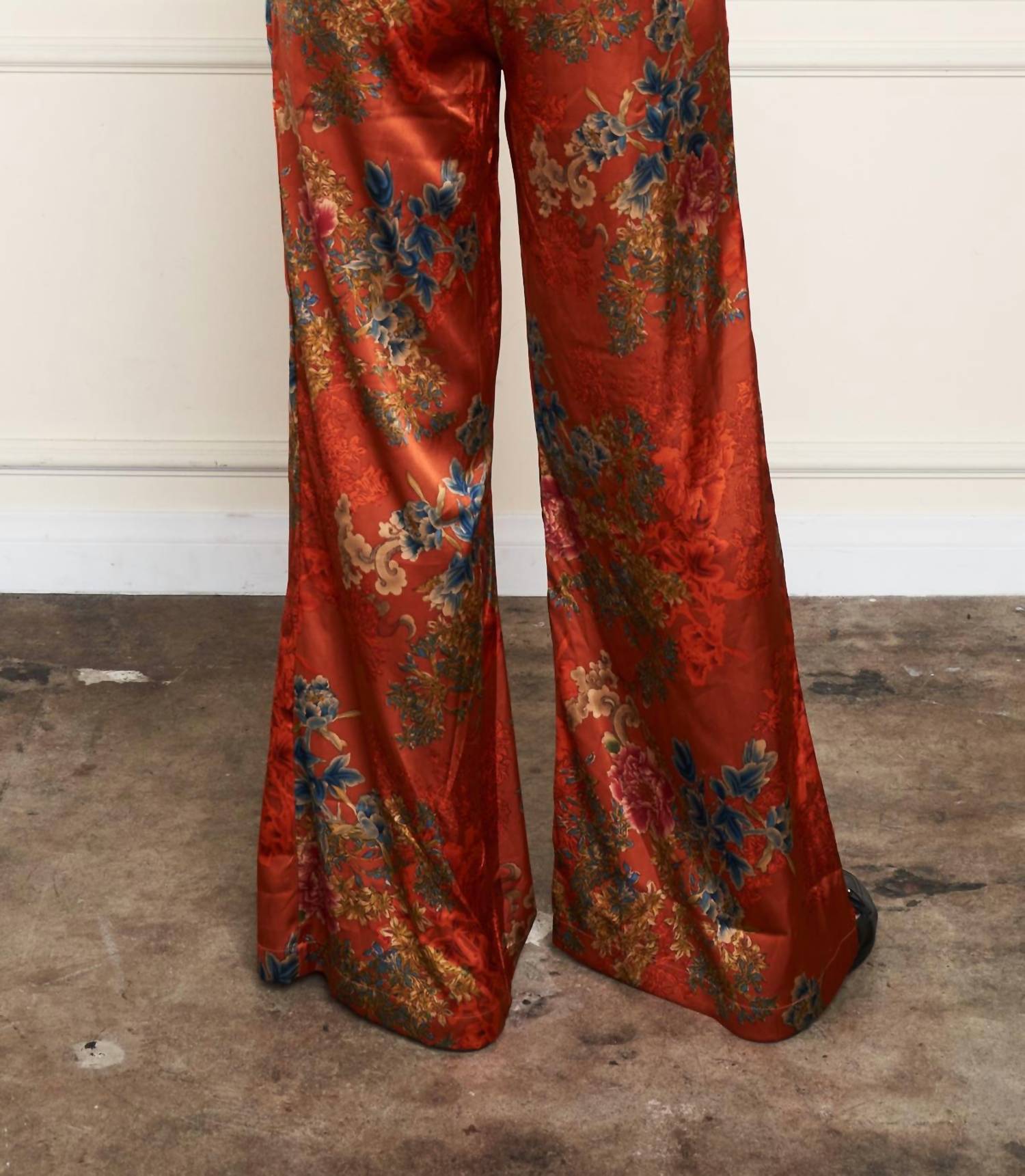 Paparazzi - Satin Print Palazzo Pant