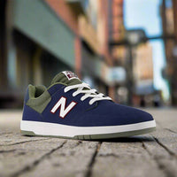 New Balance Men's Numeric 425 Shoes in navy with white - men's sneaker - alternate view