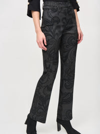 Joseph Ribkoff - Twill Paisley Print Pants