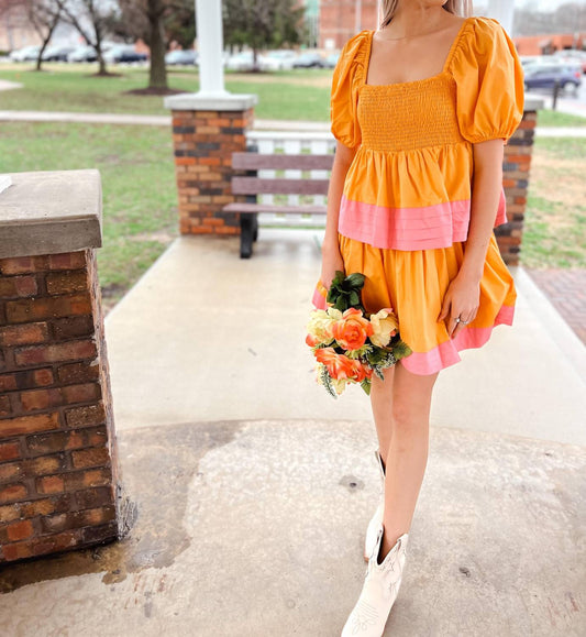 Clementine Punch Dress