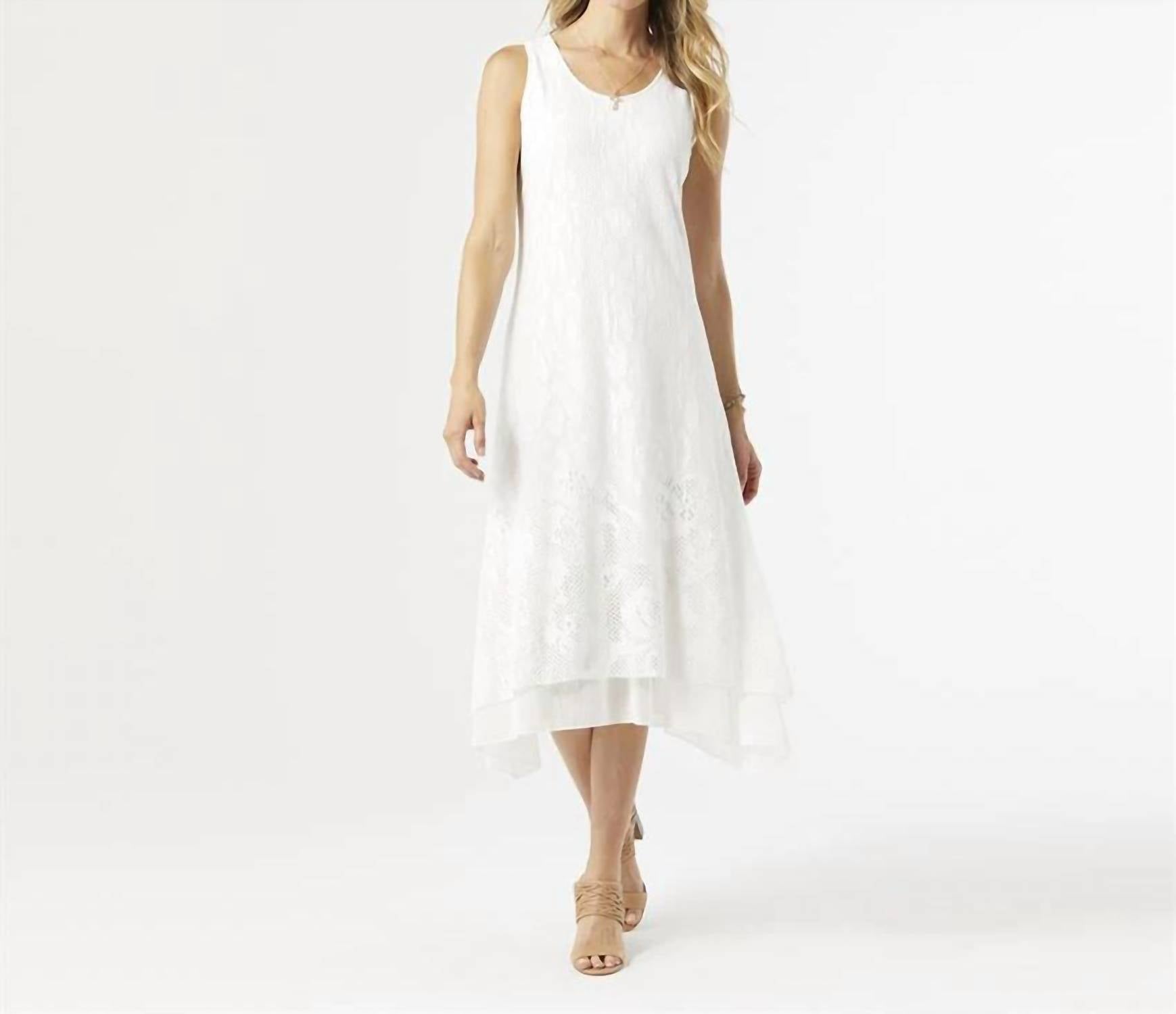 Coco + Carmen - Adair Laser Cut Tank Dress
