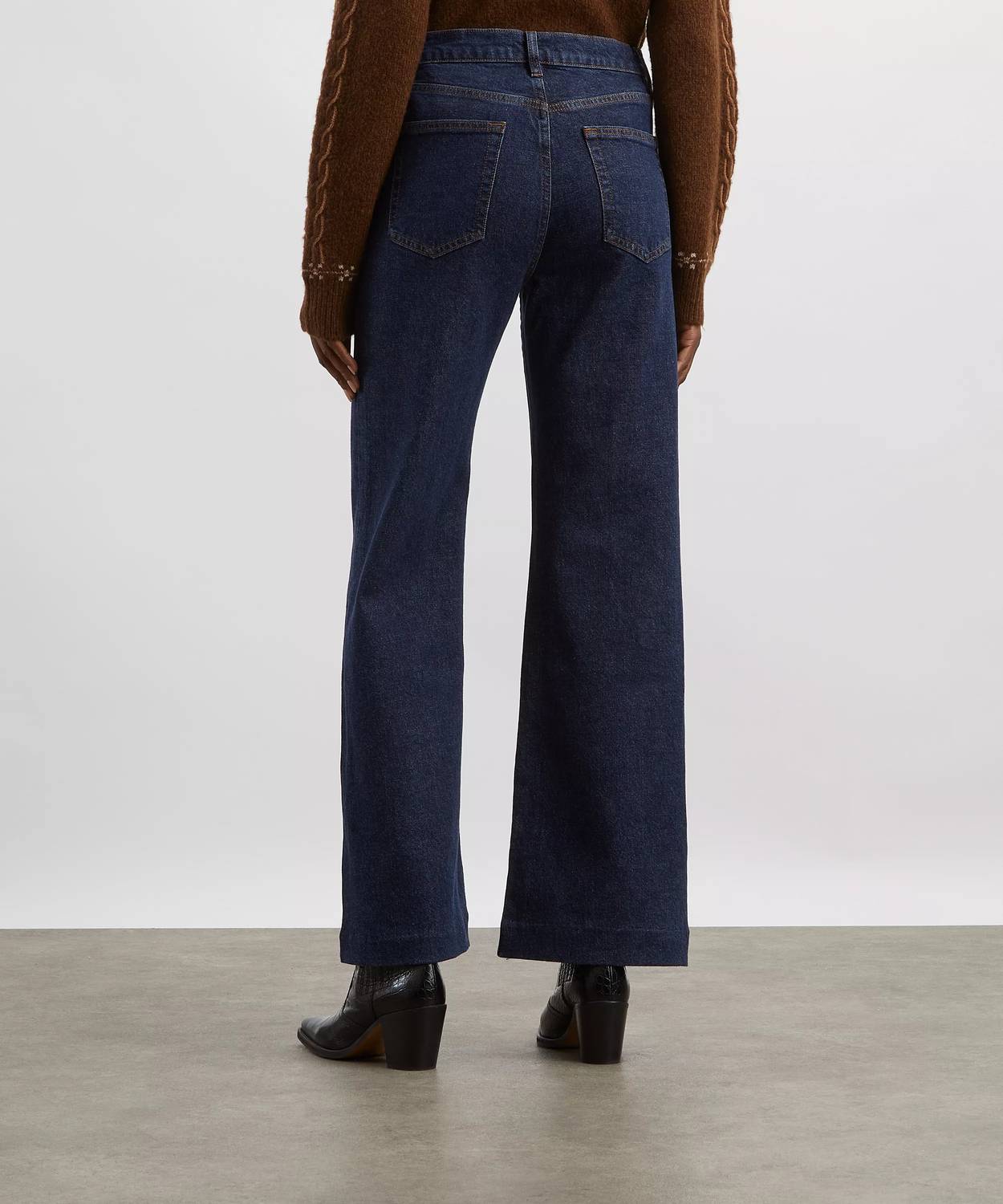 Frame - The Refined High-rise Wide-leg Jeans
