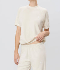 Eterne - Short Sleeve Raglan Sweatshirt