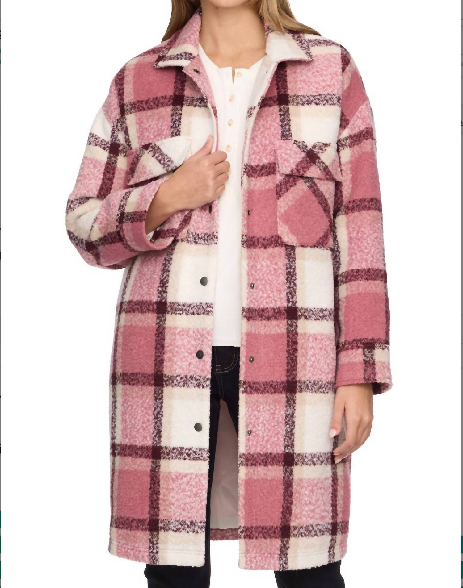 Flags & Anthem - Sharon Longline Shacket