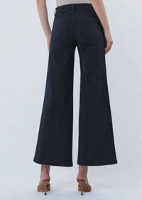 Vervet By Flying Monkey - High Rise Cropped Wide Leg Jeans