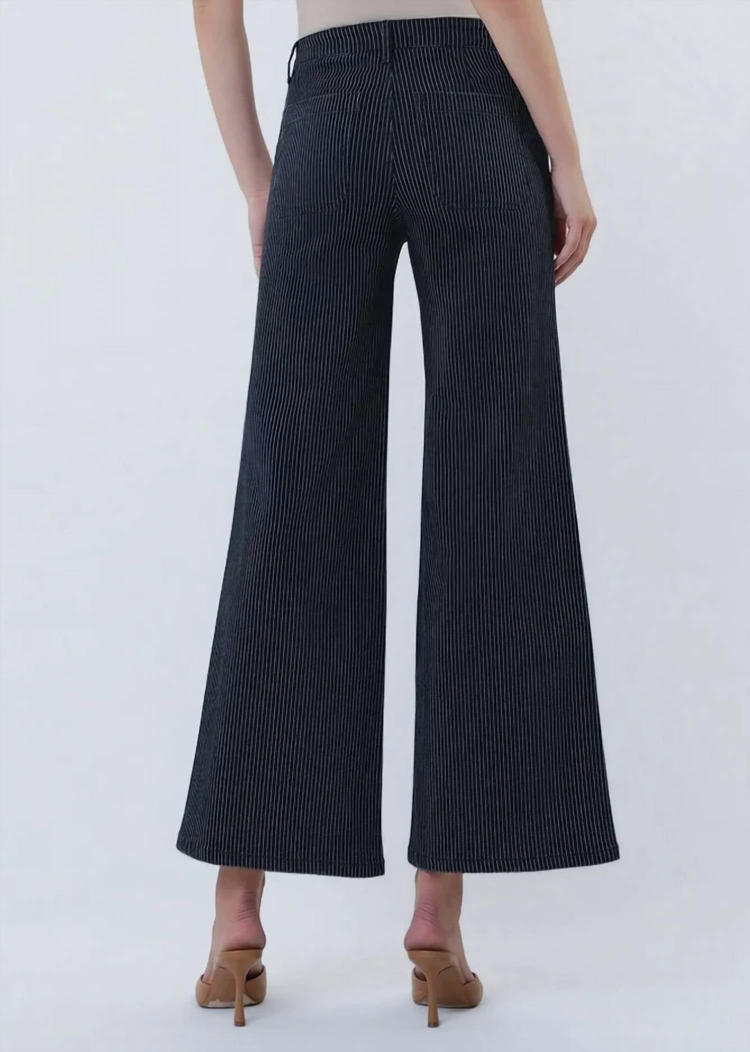 Vervet By Flying Monkey - High Rise Cropped Wide Leg Jeans