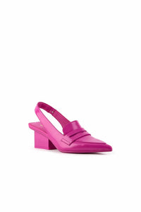 United Nude - Women's Raila Loafer Mid Block Heel Sandal
