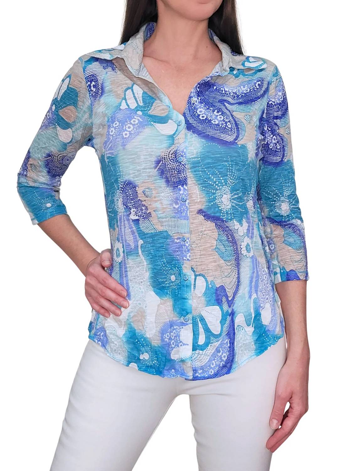 David Cline - 3/4 Sleeve Polo Shirt