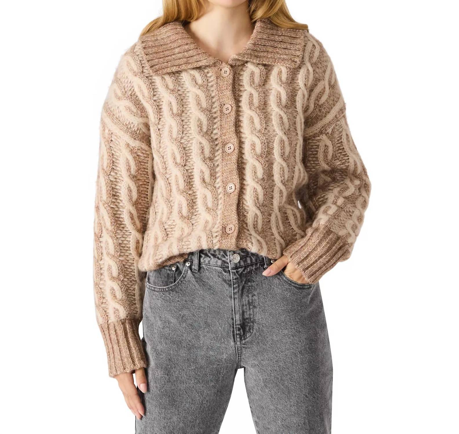 Steve Madden - Michaella Cable Cardigan