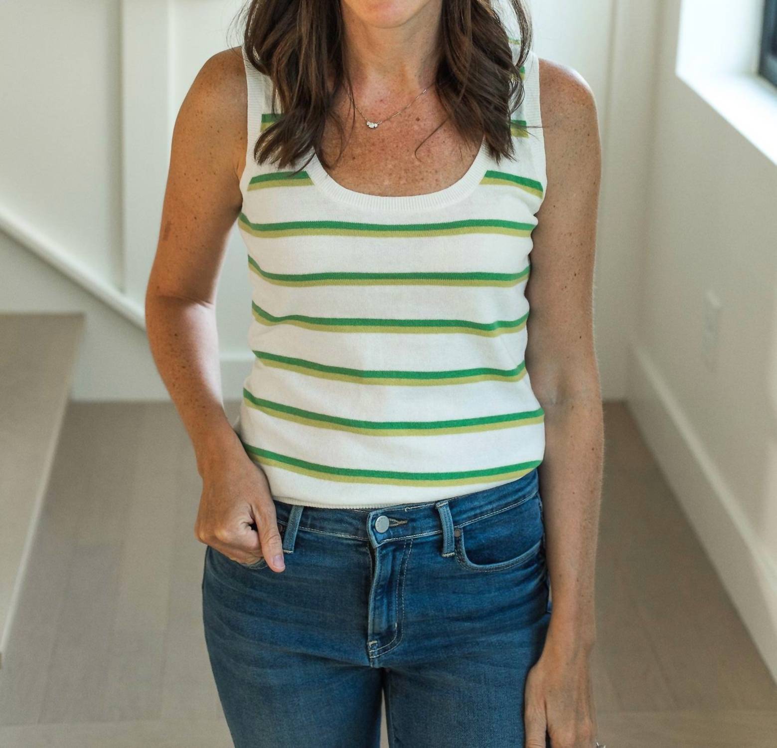Stitches & Stripes - Palmer Striped Tank
