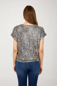 Frank Lyman - Short Sleeve Sequence Top