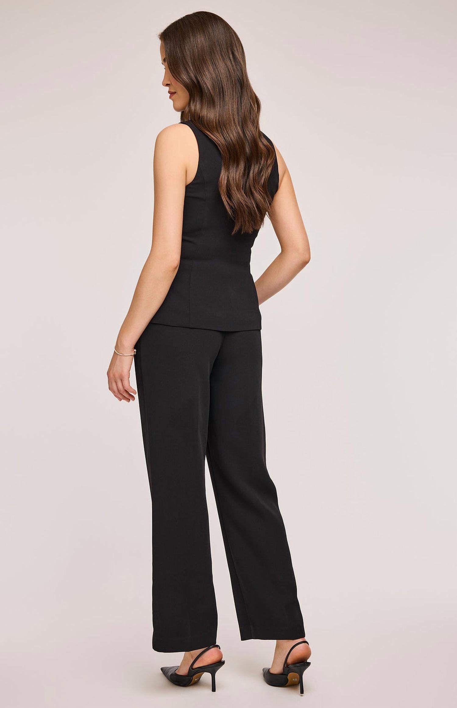 Gentle Fawn Luna Straight Leg Trouser in black - women's pants - alternate view