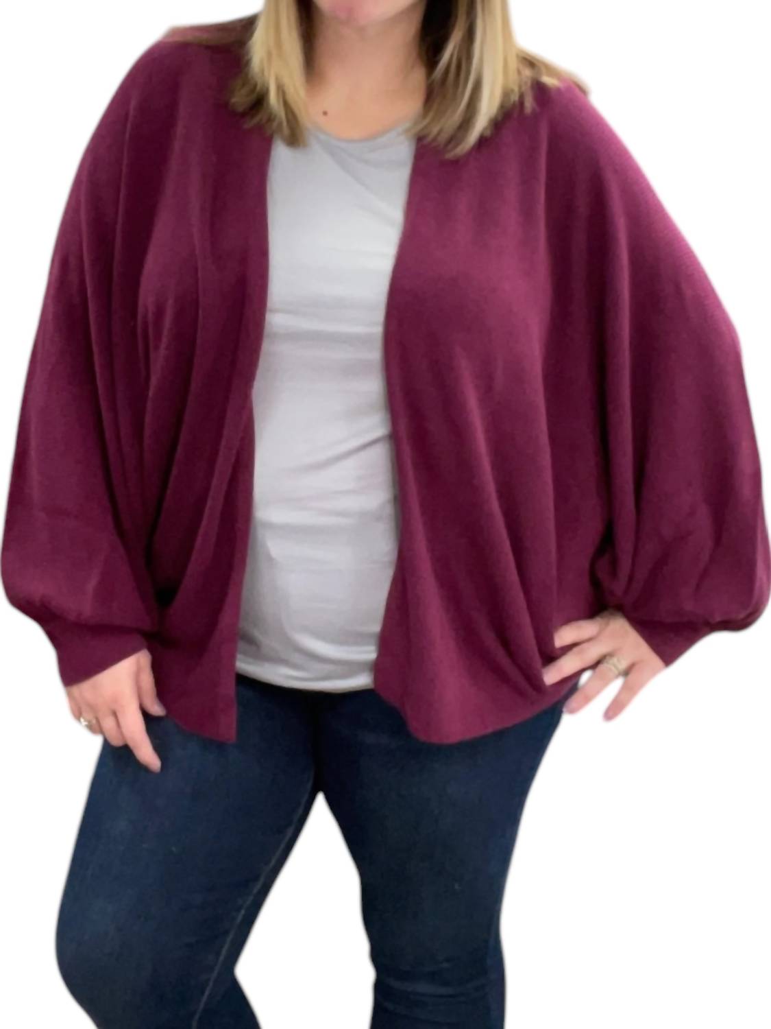 White Birch - Cocoon Cardigan