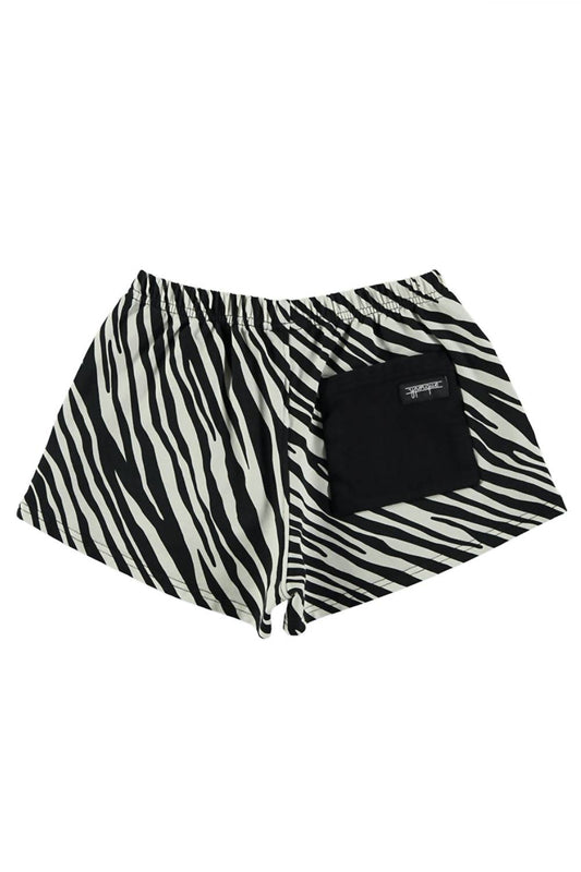 Zebra Mini Shorts