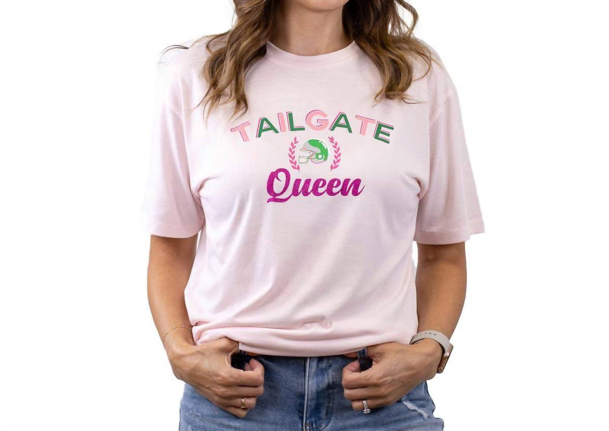 The Royal Standard - Women's Tailgate Queen Short Sleeve Button Up Sleep Shirt