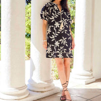 Karen Kane - Puff Sleeve Tassel Dress