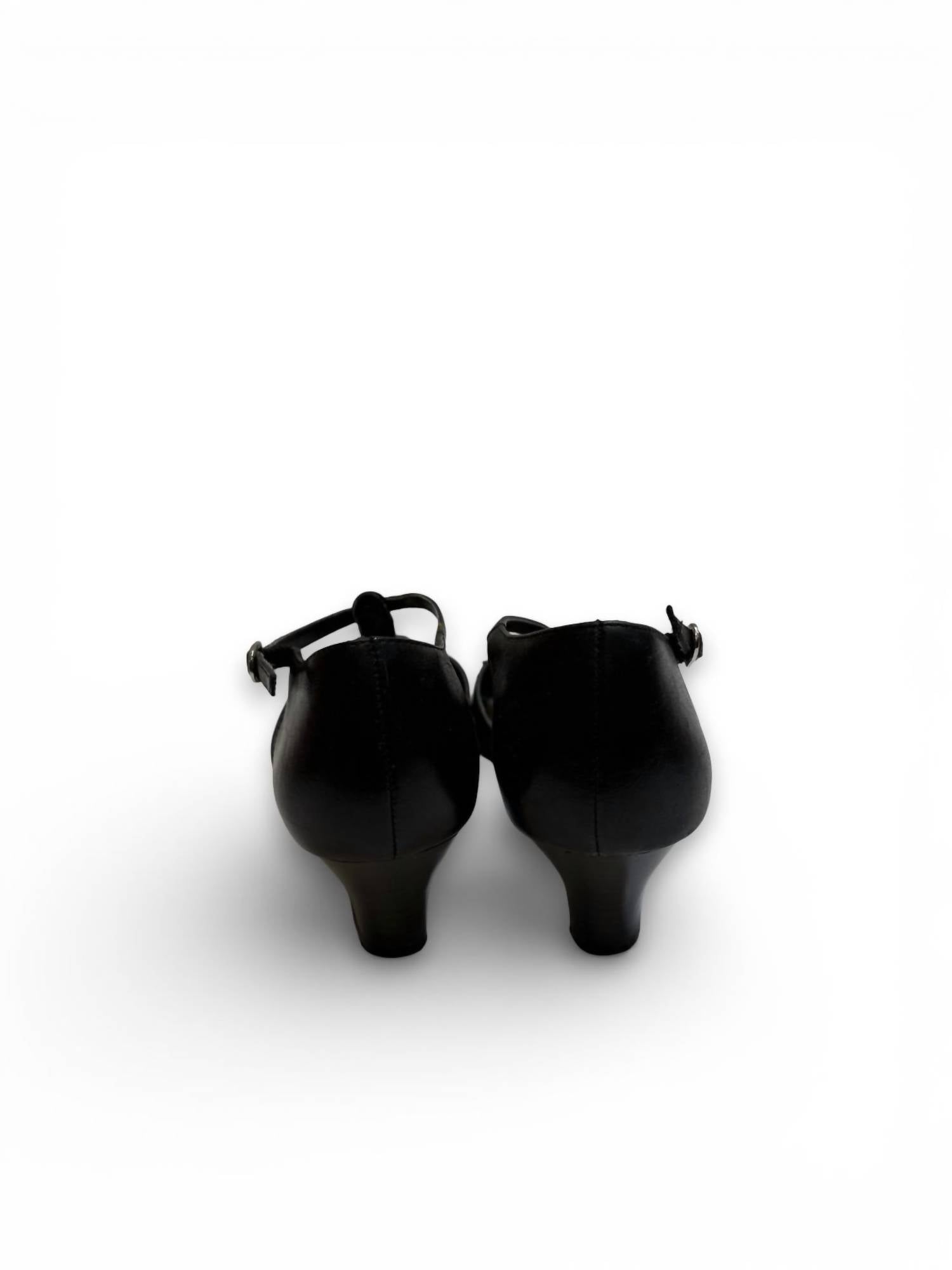 Adagio - Women's Leather T-strap Ballroom Or Swing Dance Shoes