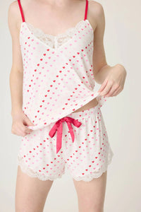 Pj Salvage - Women's Day Dreams Heart Modal Short Pj Set