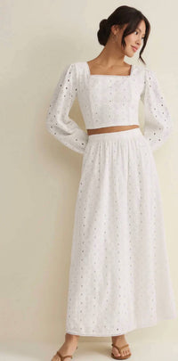 Z Supply - Eyelet Midi Skirt