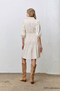 Polagram - Collar Mini Dress - Plus