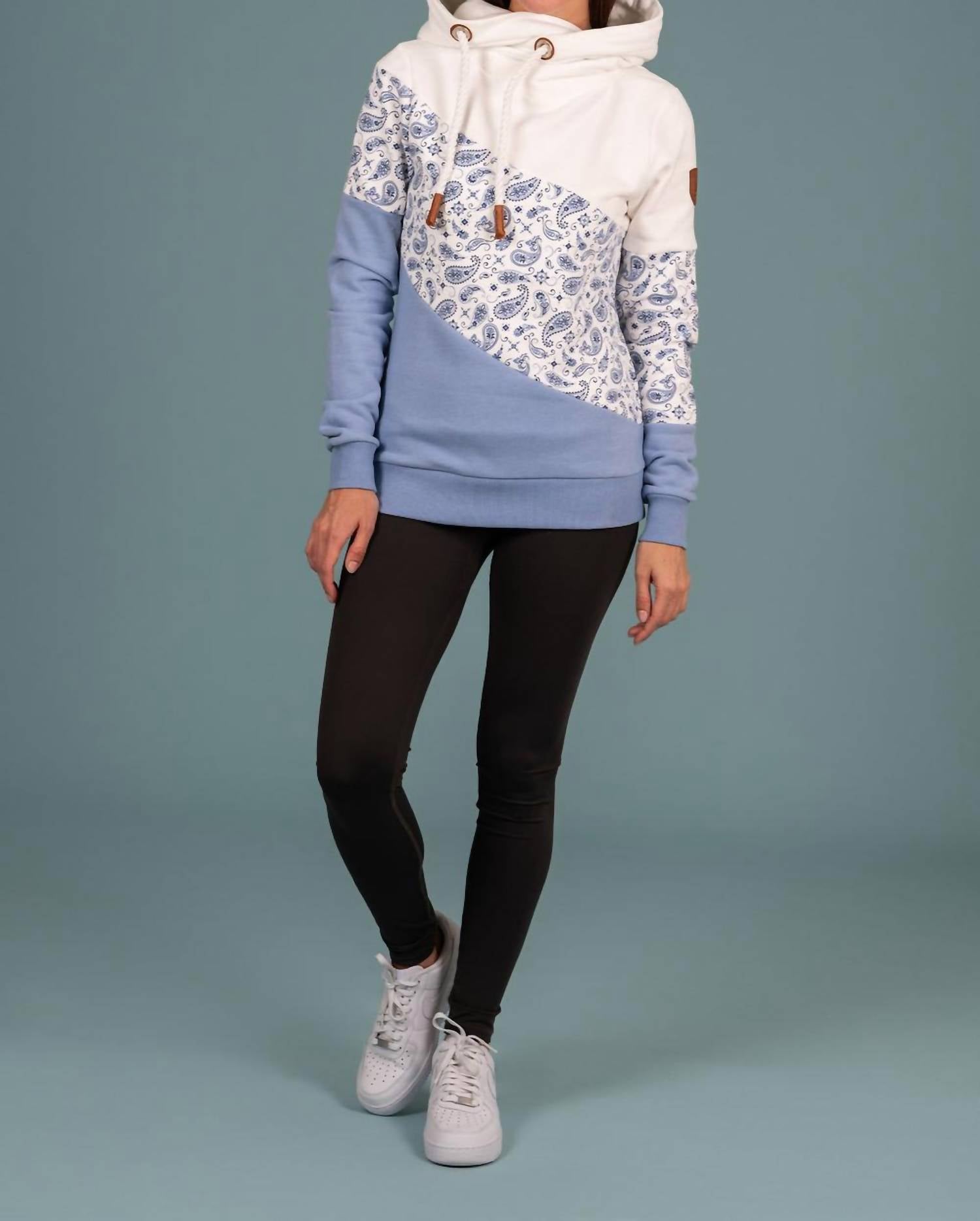 Wanakome - Noelle Bandana Colorblock Sweatshirt