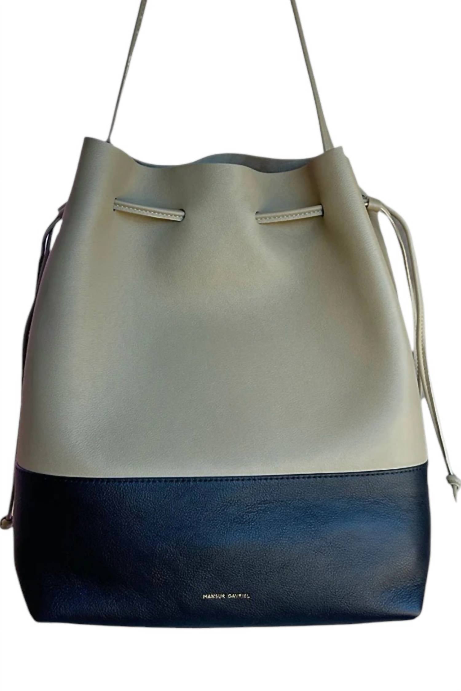 Mansur Gavriel - Women's Cabas Bicolor Leather Bucket Bag