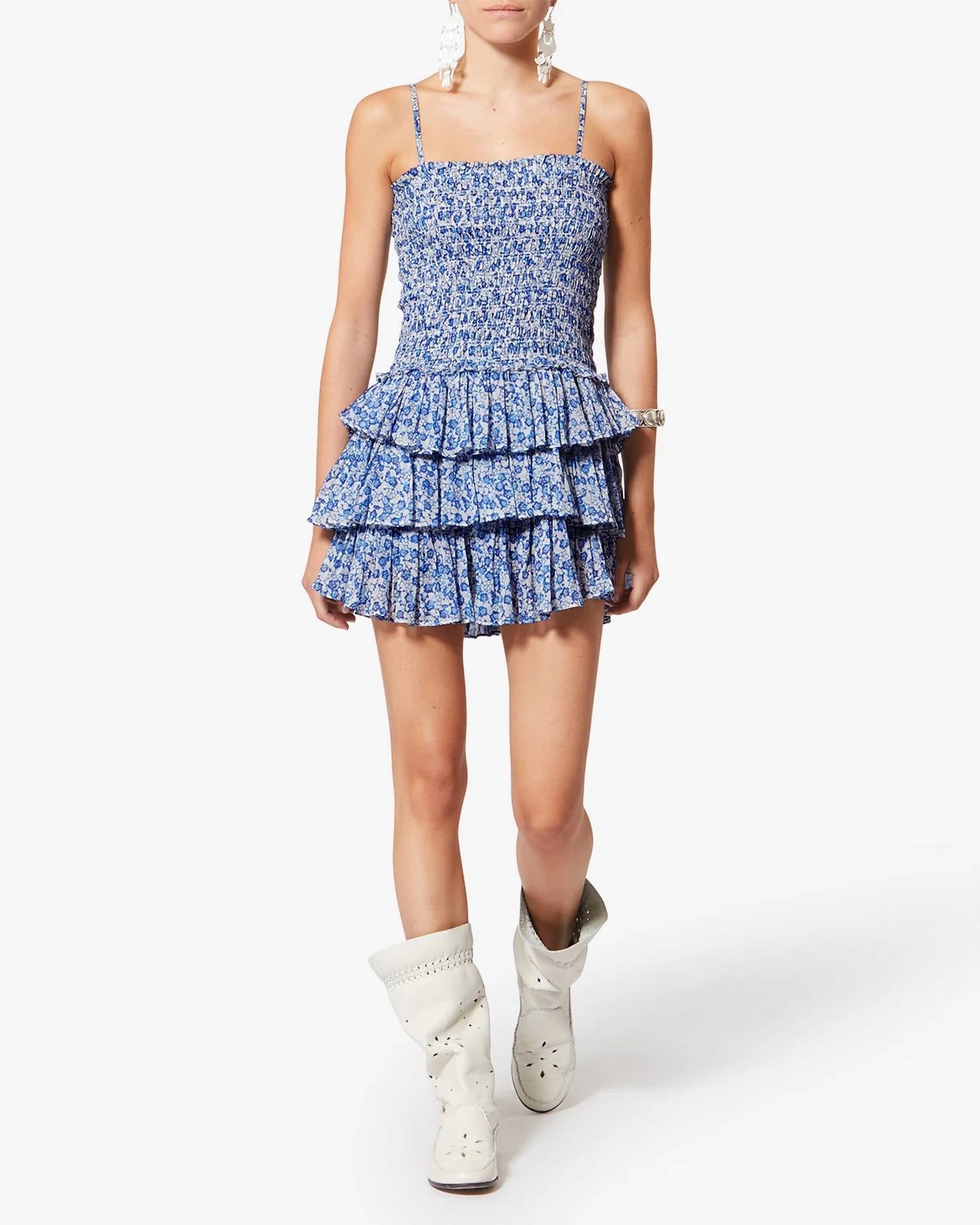 Isabel Marant - Elodie Ruffled Floral-print Dress