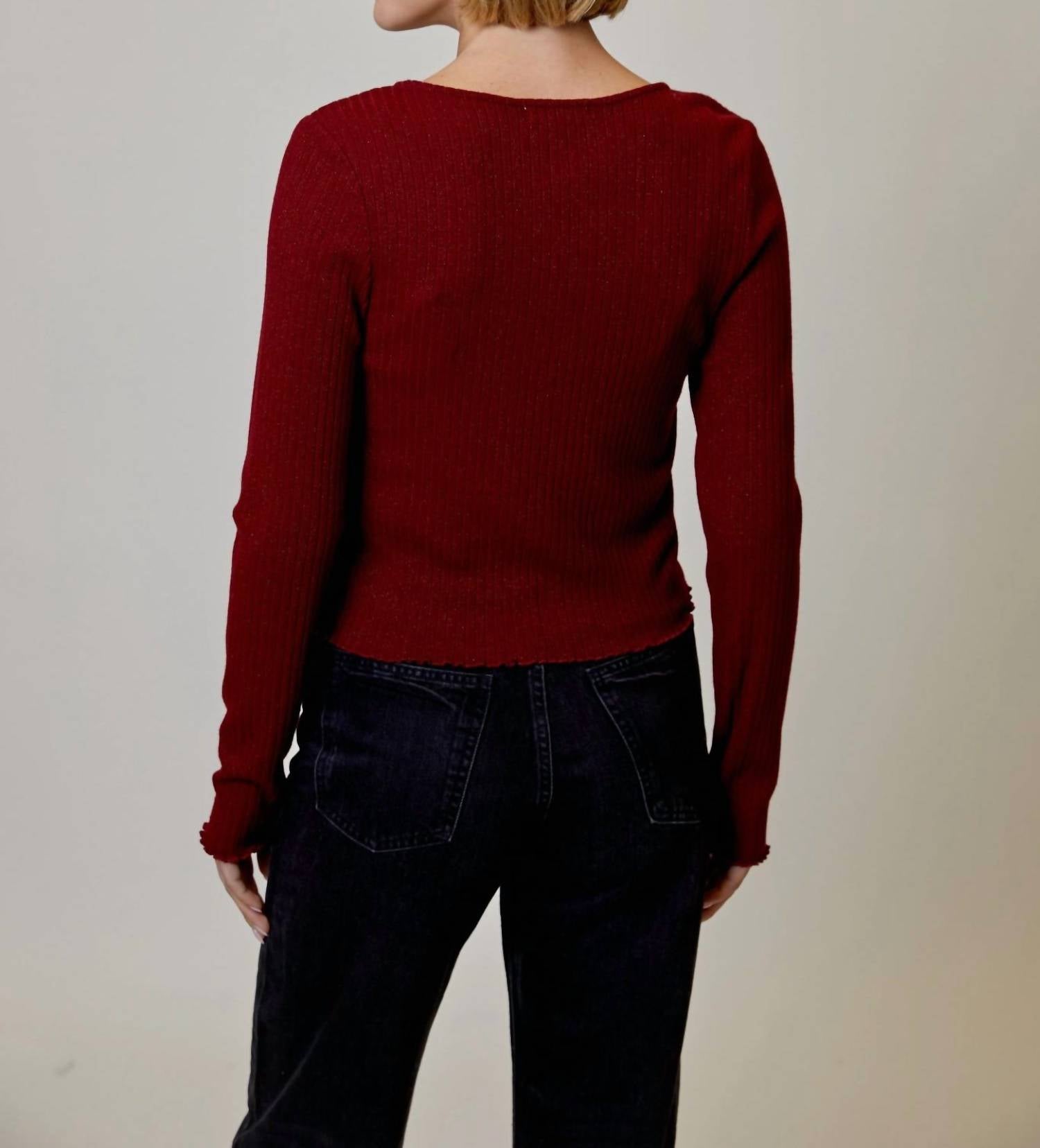 Design History - Crystal Bow Cardigan