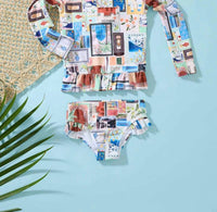 Seafolly - Girl's On Vacation Peplum Surf Set