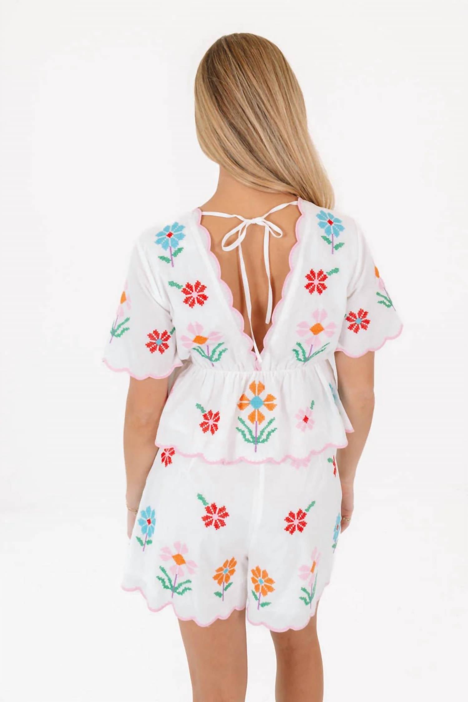 J.Marie - The Eloise V-neck Top