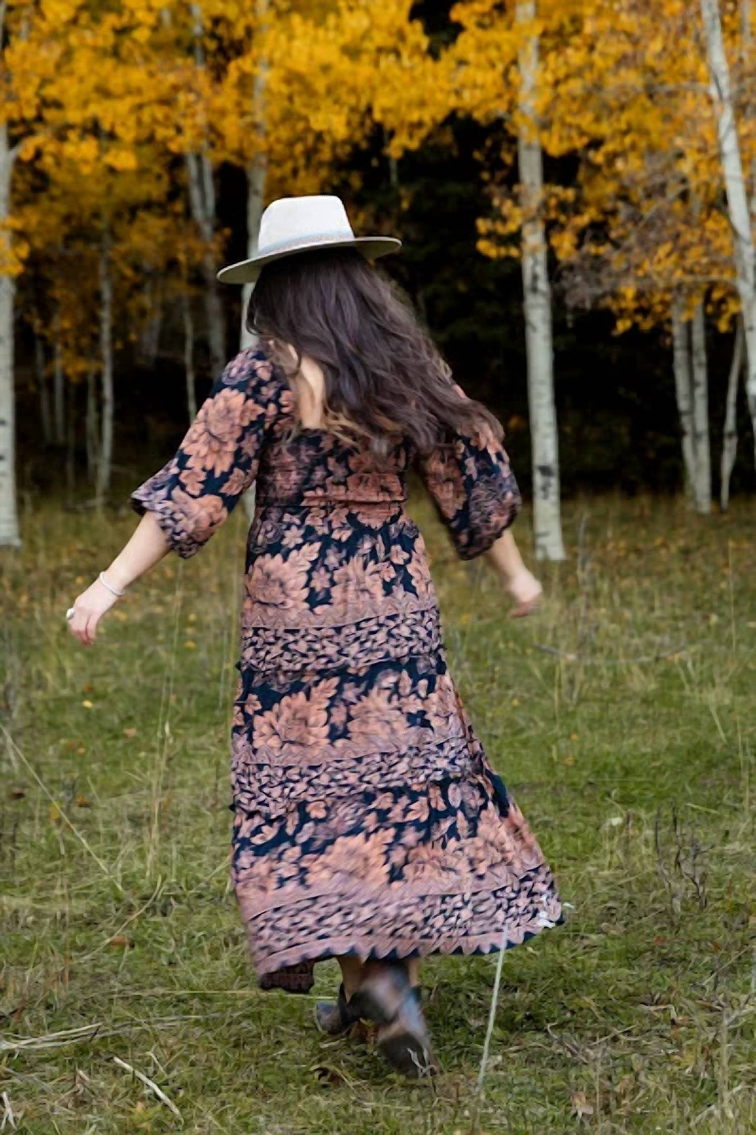 Angie - Floral Maxi Dress
