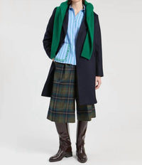 Vilagallo - Striped Shirt With Ruffle Pockets