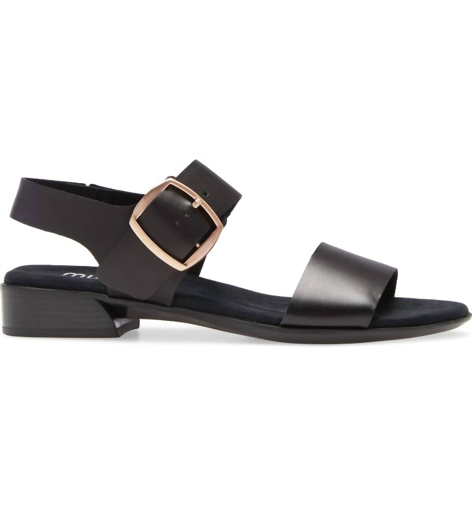 Munro Women's Cleo Sandals in black - women's sandal - alternate view