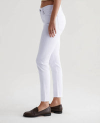 AG Jeans Farrah Skinny Ankle Jean in pearl white - women's jeans - view 4