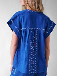 Cape Cove - Coves Embroidered Top