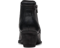 Clarks Women's Neva Zip Waterproof Boots in black leather - women's shoe - view 4