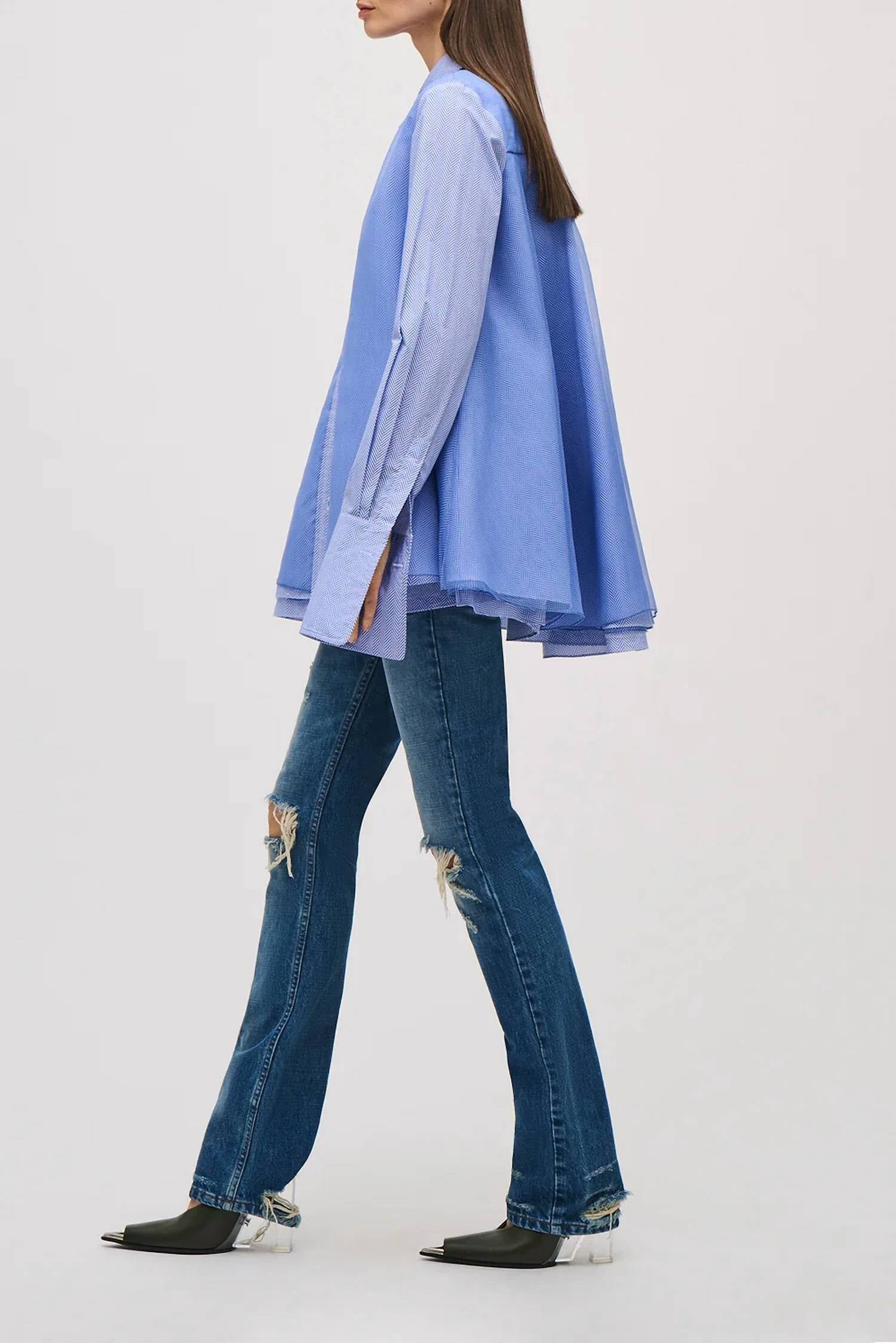 Brandon Maxwell - The Vaughn Frothy Layered Shirt