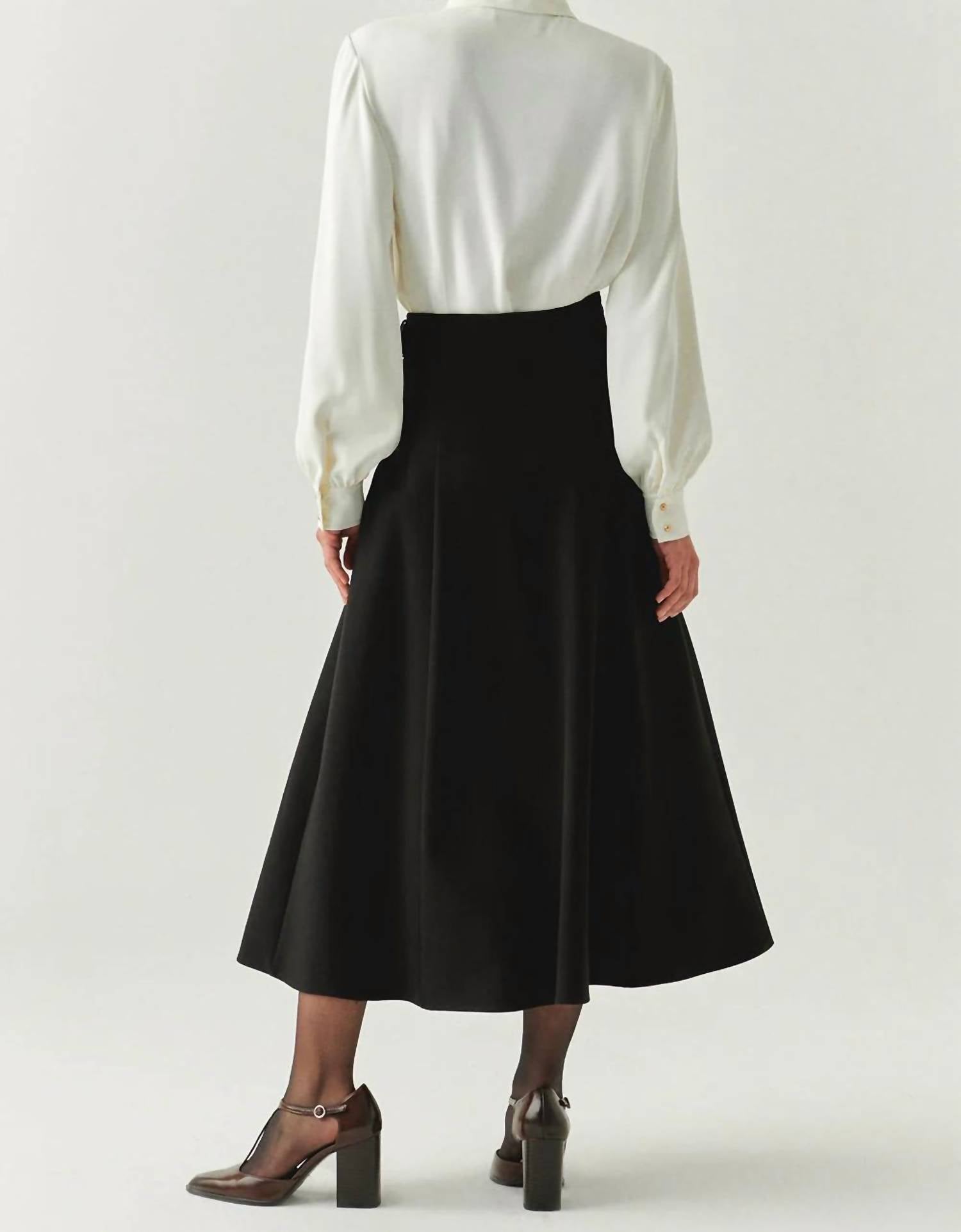 Exquise - Sol Flared Midi Skirt