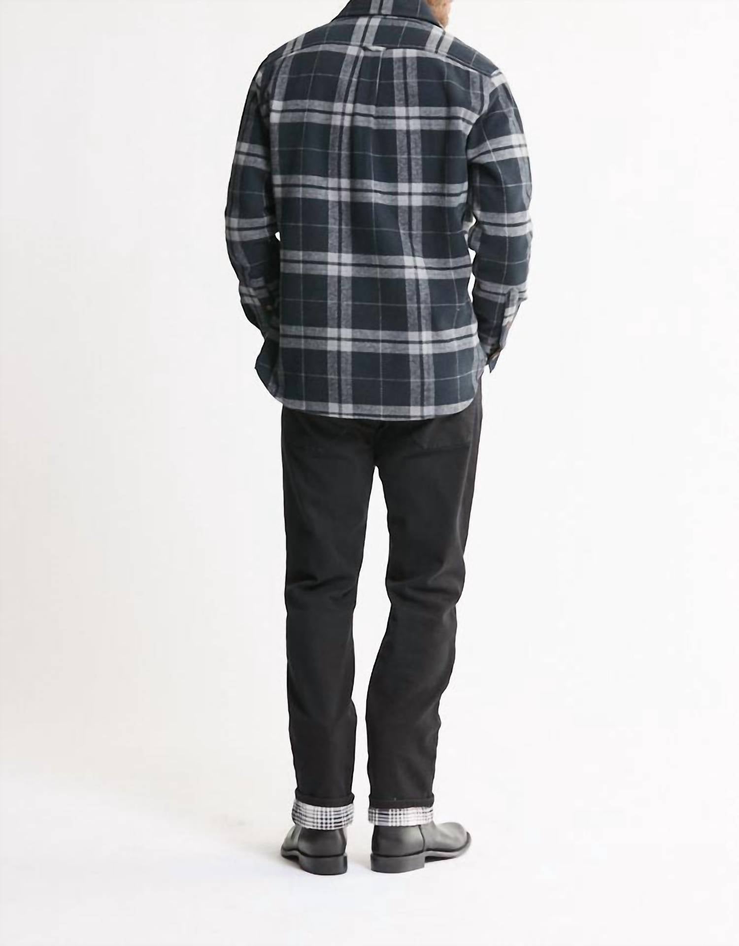 Jachs New York - Heritage Flannel Shirt and Thermal Crewneck Set - 2-Pack