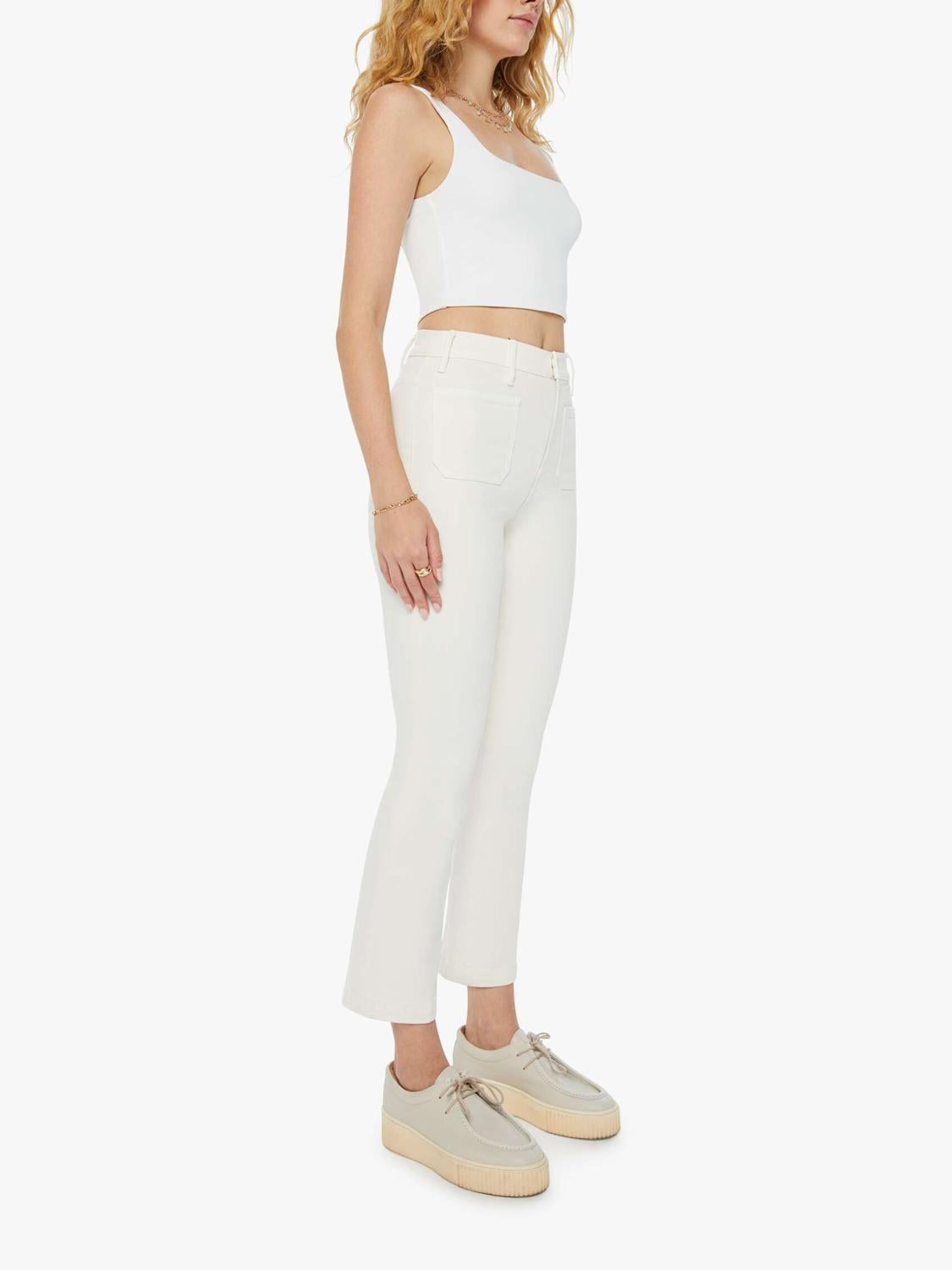 Mother - Hustler Patch Pocket Flood Jeans